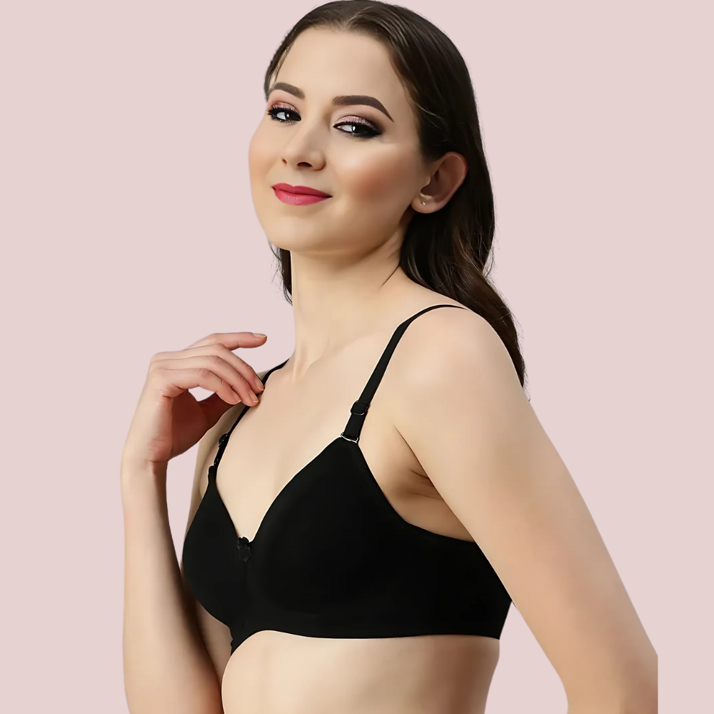 Burgundy Bloom – Maroon Padded Bra (Pack of 2)