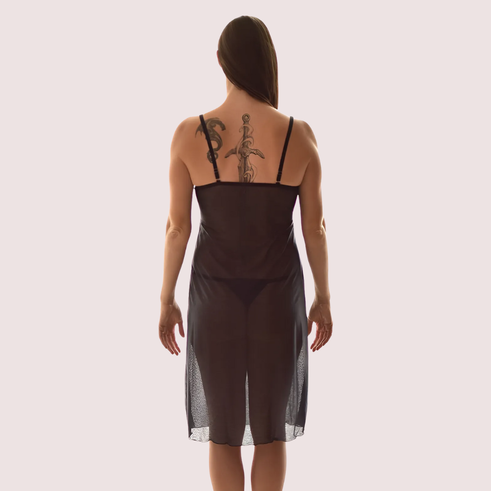 Moonlit Desire See-Through Nightdress