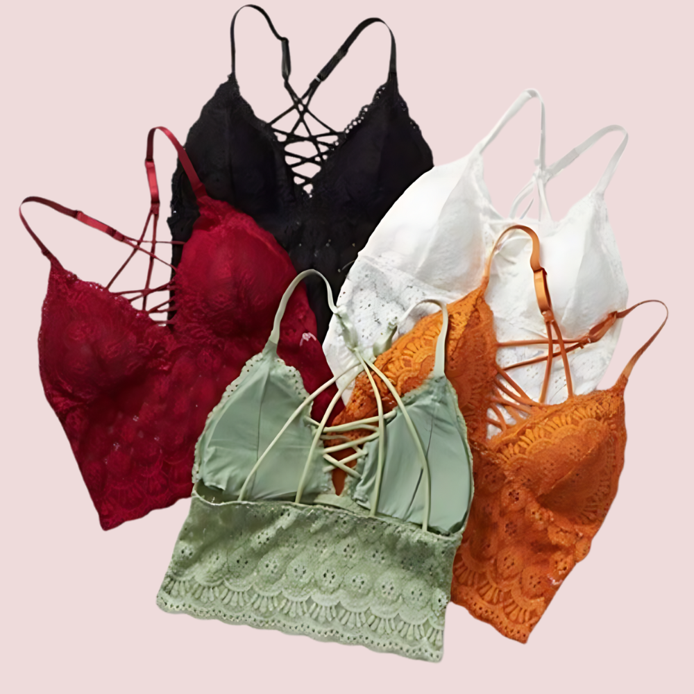 Soft Lace Luxury Longline Bralette (Pack of 2)