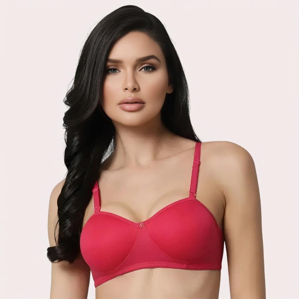 Fairy Kiss Lightly Padded Bra – Red