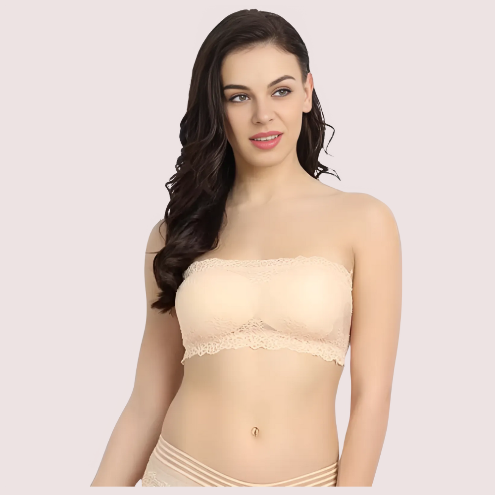 Wirefree and Stretchable Tube Bra for Ultimate Comfort