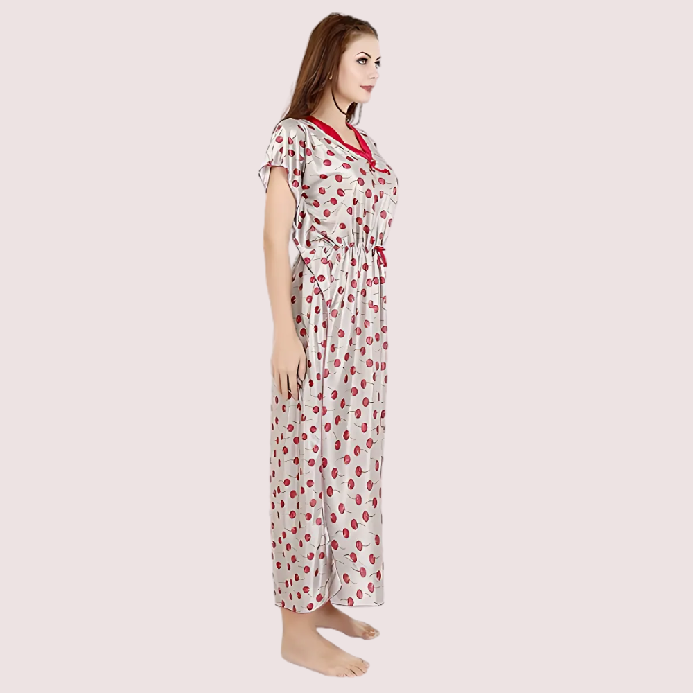 Luxurious Satin Maxi Sleepwear for Women