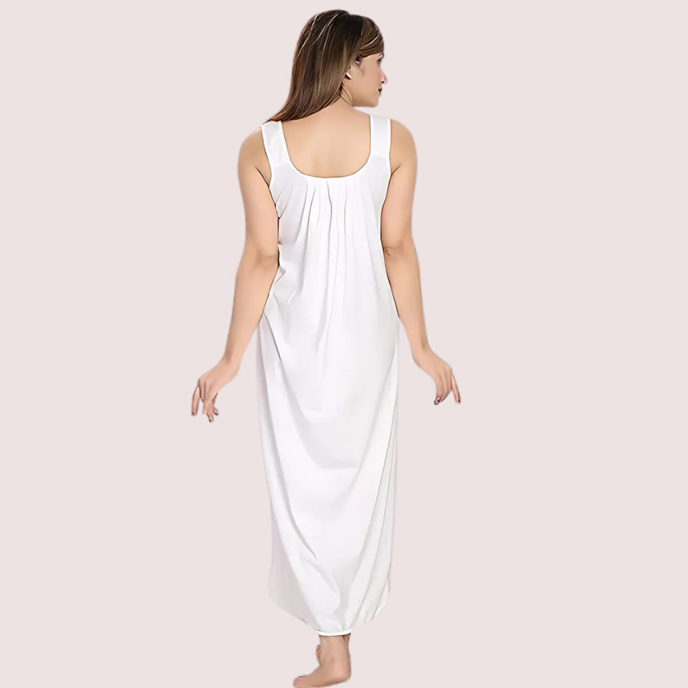 Comfortable Maxi Cotton Nighty Gown