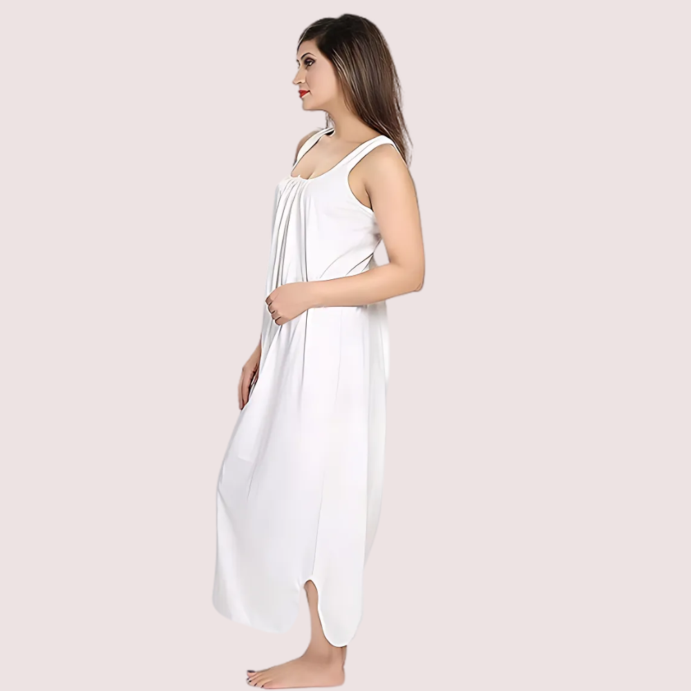Comfortable Maxi Cotton Nighty Gown