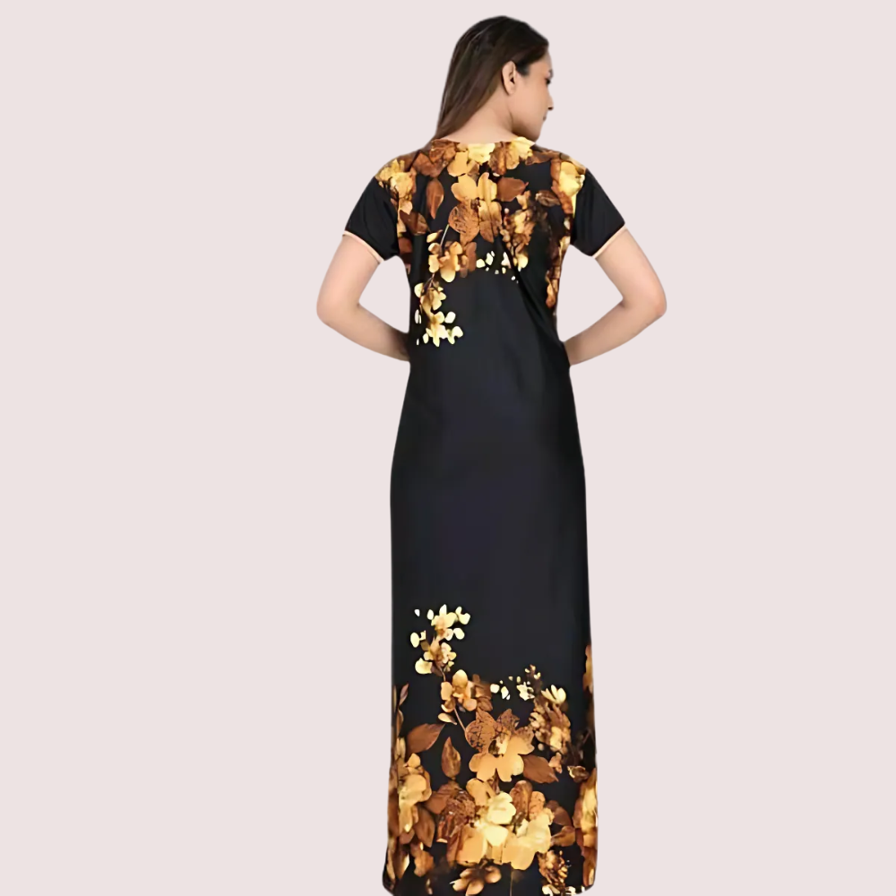 Satin Maxi Nightgown for Women