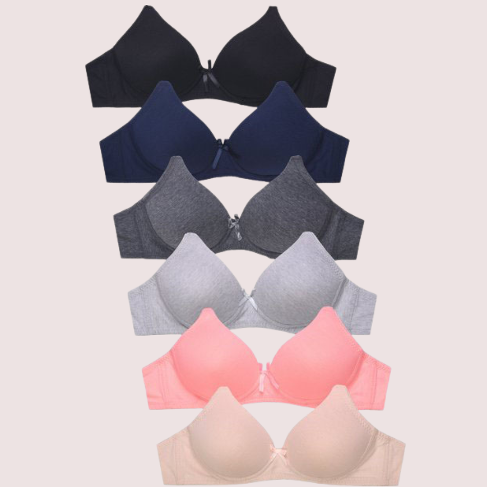 2 pack wirefree seamless Padded bra