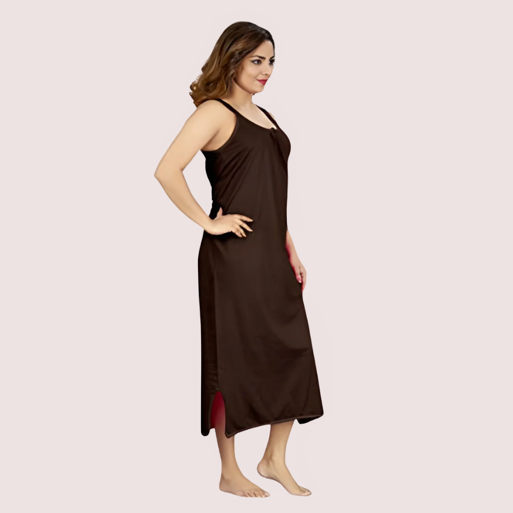 Women's Long Cotton Nightgown Slip