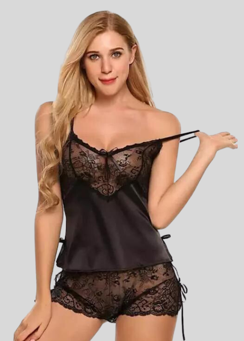 Black Babydoll Nightwear
