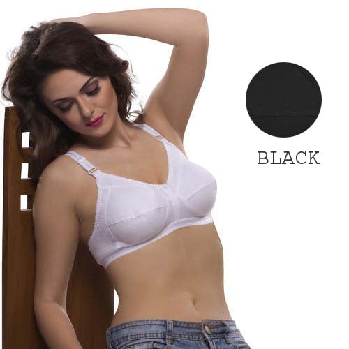 Plus Size Cotton Bra up to Size 46 (Pack of 3)