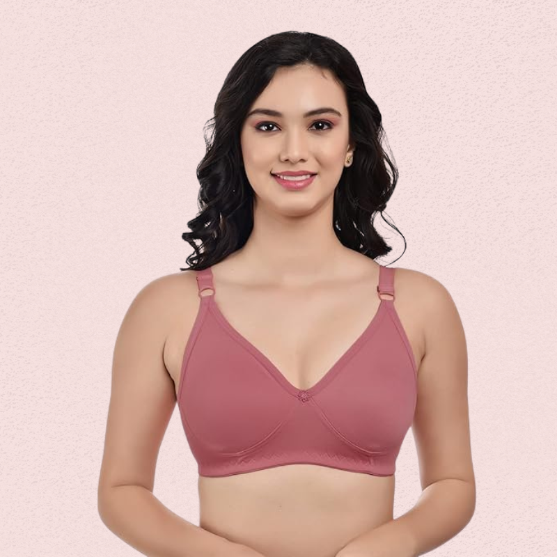 Women’s Cotton Non-Padded Wire-Free Bra Pack of 3