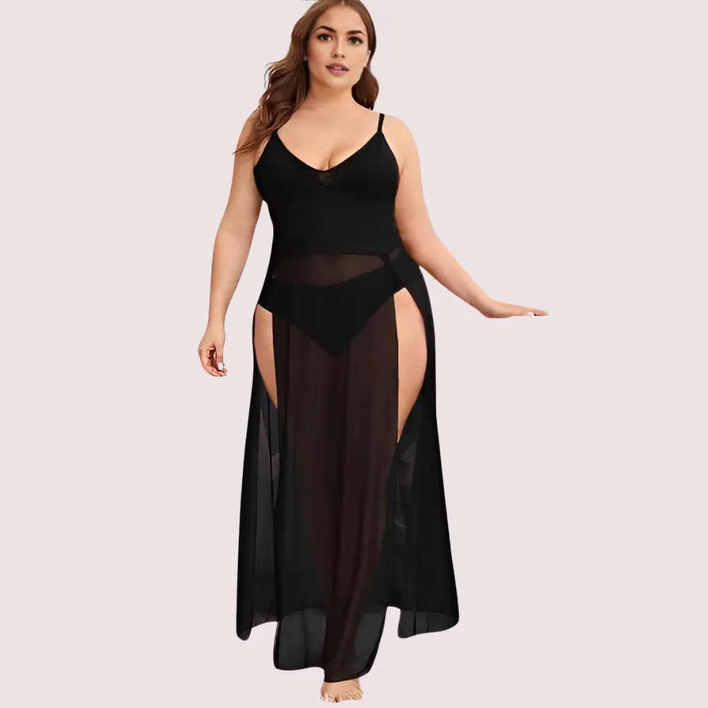 Moonlit Temptation Sheer Nightgown