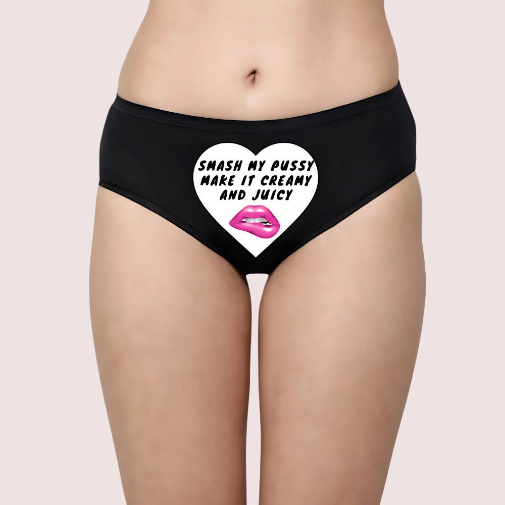 Personalized Love Note Naughty Panty