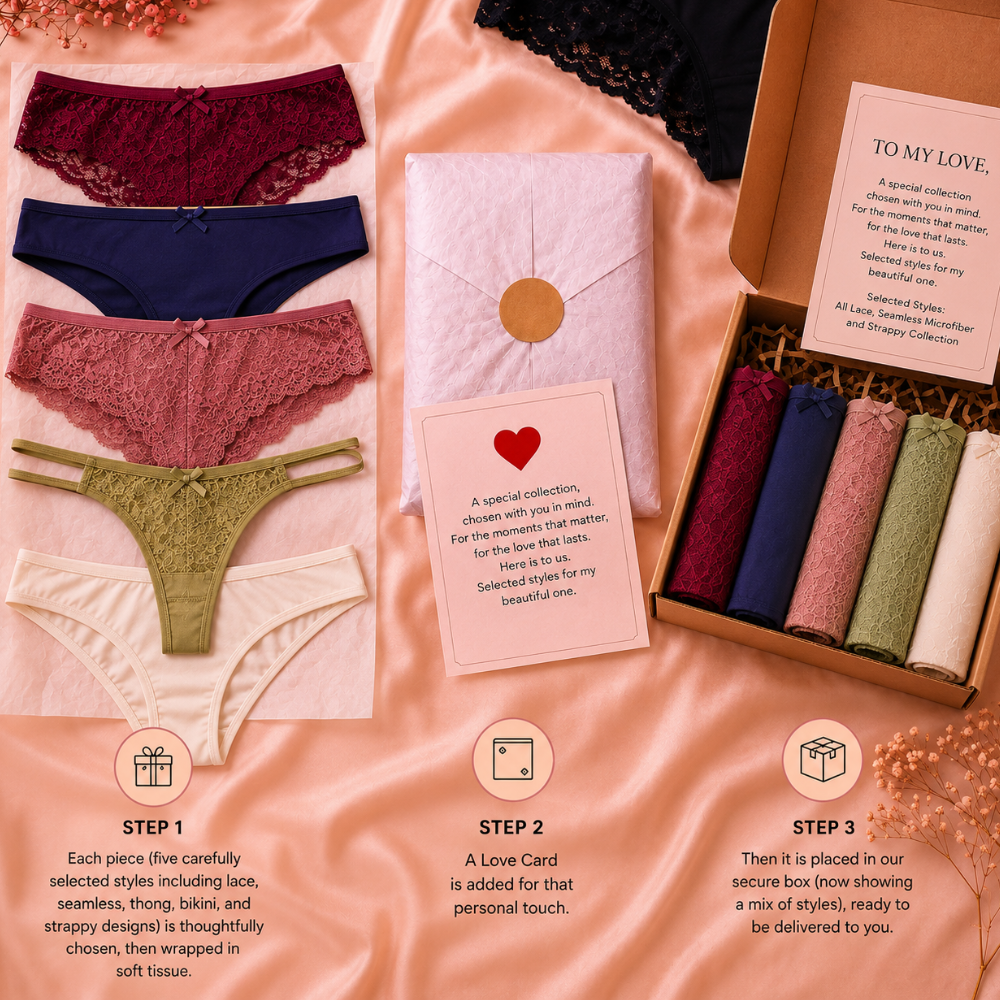 The Secret — Luxury 4-Piece Panty Collection