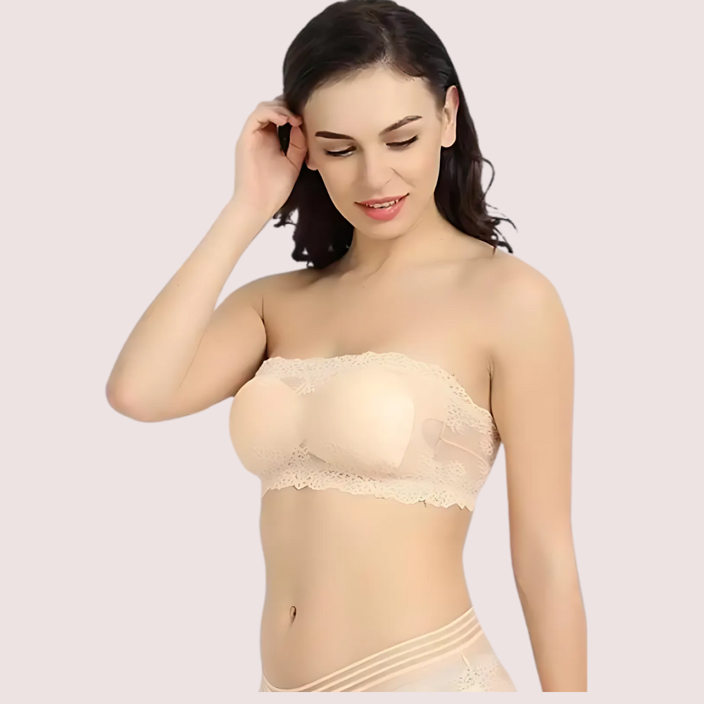 Wirefree and Stretchable Tube Bra for Ultimate Comfort