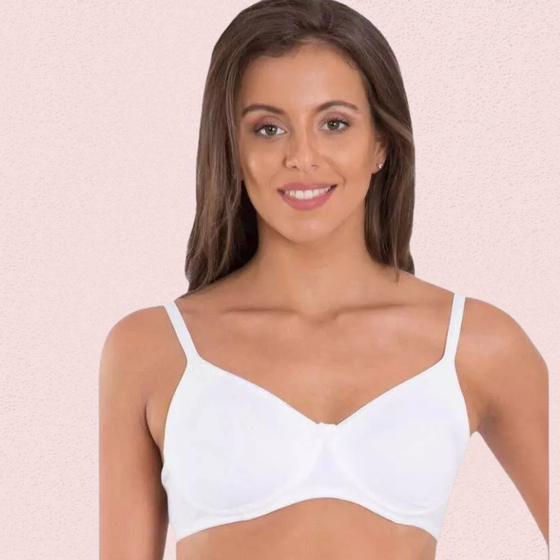Women’s Cotton All-Day Wear Bra – Non-Wired, 2-Pack