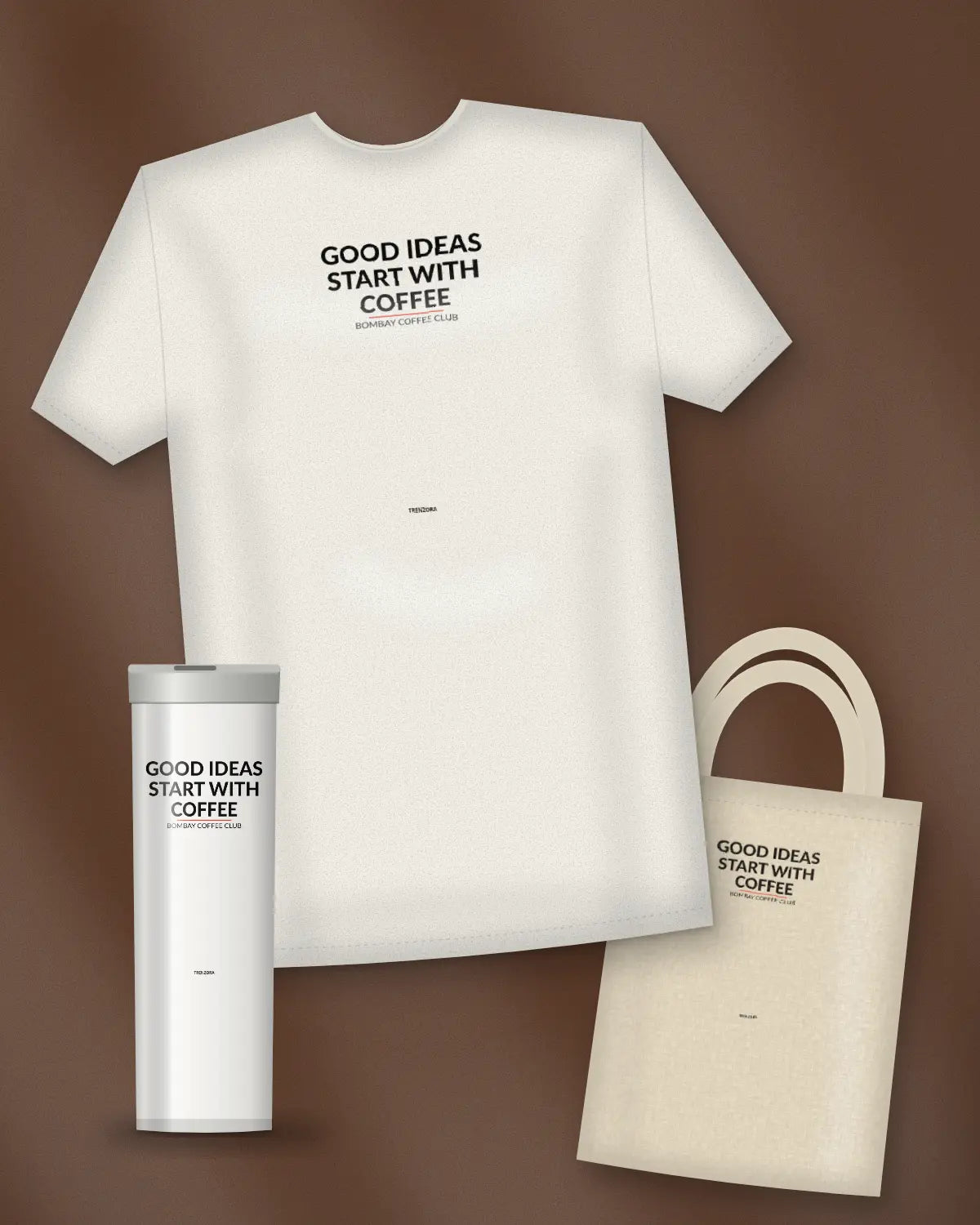 Coffee Personality: oversized tee, tote and tumbler